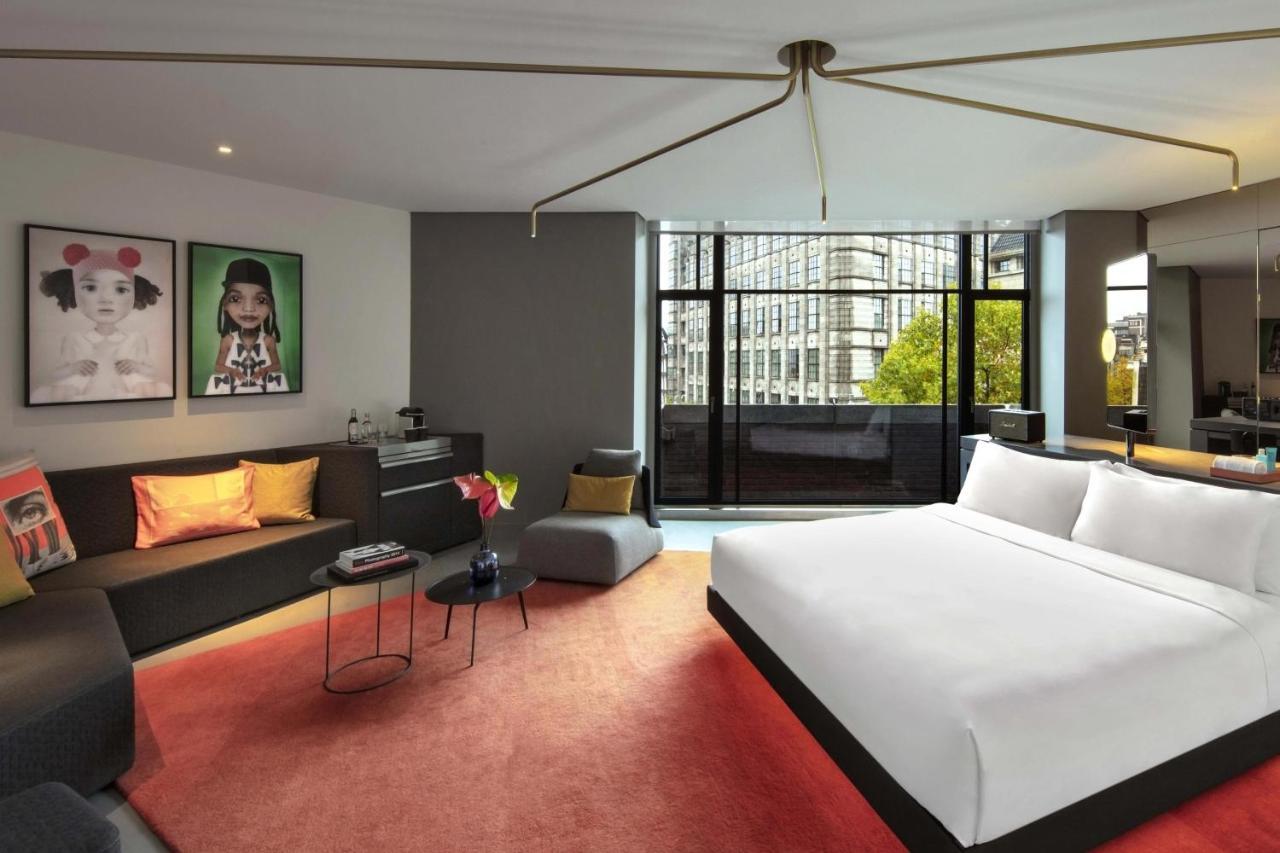 Hotel W Ámsterdam Exterior foto A room at the hotel