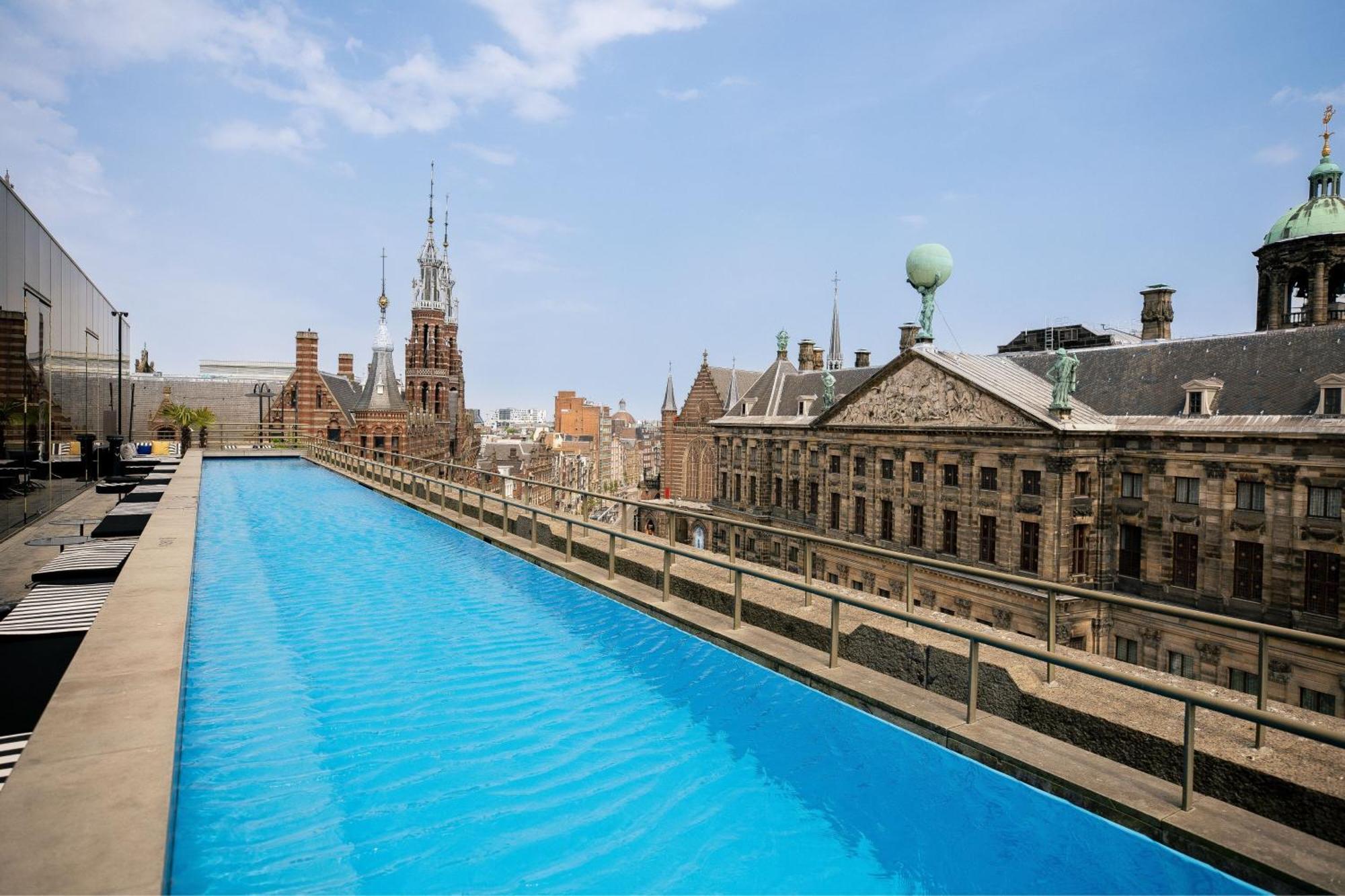 Hotel W Ámsterdam Exterior foto The rooftop pool